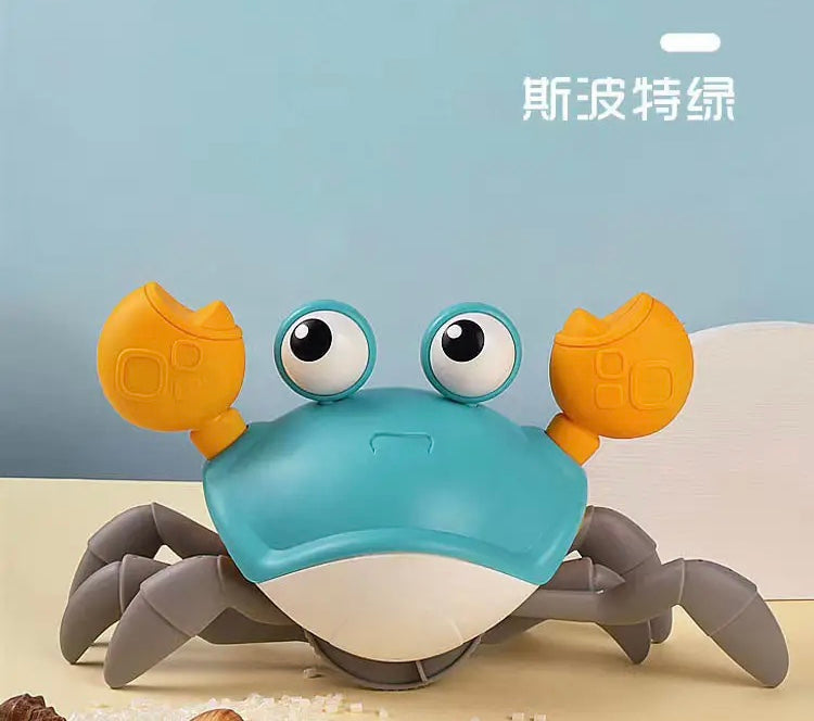 Baby Crawling Crab Toy, Rechargeable Electric Crab Run Away, LED Light Up Kids Toddler Baby Crawling Crab Toy, Rechargeable Electric Crab Run Away, LED Light Up Kids Toddler
